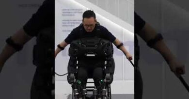 This wearable robot lets wheelchair users stand and walk