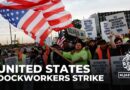 Thousands of dockworkers shut down US east coast ports in major strike