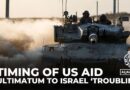 Timing of US aid ultimatum to Israel ‘troubling’: Analyst