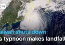 Typhoon Kong-rey strikes Taiwan, its most powerful typhoon in decades | DW News