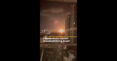 Videos show Iranian missiles hitting Israel | AJ #shorts