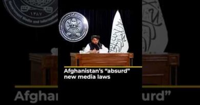 Afghanistan’s “absurd” new media laws