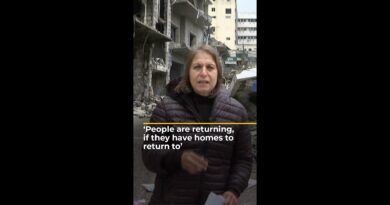 Al Jazeera reports from ruins of Lebanese town after ceasefire | AJ #shorts