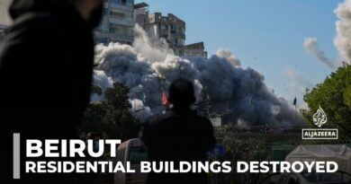 Beirut under bombardment: Residential buildings destroyed in southern suburb