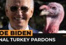 Biden gives final Thanksgiving turkey pardons of his presidency | AJ #Shorts