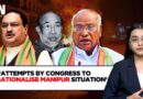 BJP Blames Congress For ‘Sensationalising Manipur Situation’ After Kharge’s Letter To Prez Murmu