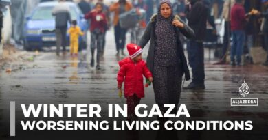 ‘Catastrophic conditions’ in Gaza’s tent camps as winter arrives