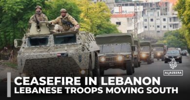 Ceasefire in Lebanon: Lebanese troops moving south