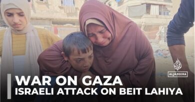 Child who lost father early in war among dozens killed in Israeli attack on Beit Lahiya