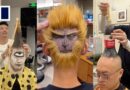 Chinese hairdresser designs over-the-top hairstyles