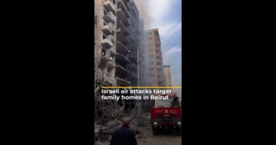 Destruction in Beirut’s southern suburbs from Israeli airstrikes | AJ #shorts