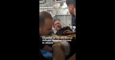 Director of Gaza’s Kamal Adwan Hospital injured in attack | AJ #shorts