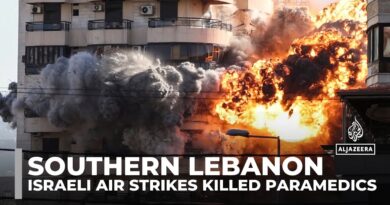 Five paramedics killed in southern Lebanon: Israeli air strikes target crews and their vehicles