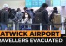 Gatwick Airport south terminal evacuated over security concerns | AJ #shorts