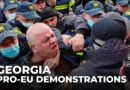 Georgia pro-EU demonstrations: Protests after PM says no negotiations until 2028