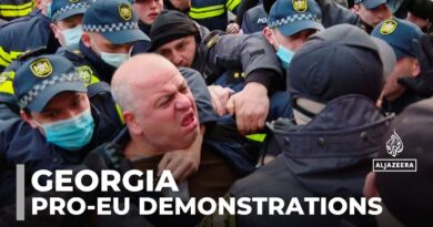 Georgia pro-EU demonstrations: Protests after PM says no negotiations until 2028