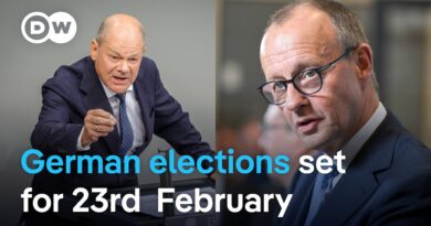 Germany sets election date on Feb. 23rd, 2025 | DW News