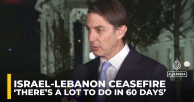 Israel-Lebanon ceasefire agreement: US envoy Hochstein says ‘there’s a lot to do in 60 days’