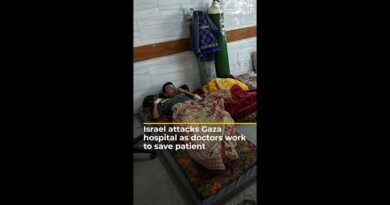 Israeli attack hits hospital as doctors work to save patient | AJ #shorts