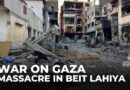 Israeli attack on a building in Beit Lahiya killed at least 50 Palestinians