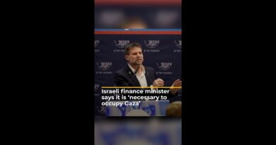 Israeli finance minister says it is ‘necessary to occupy Gaza’ | AJ #shorts