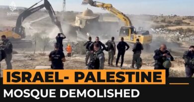 Israeli forces demolish mosque in Negev | AJ#shorts