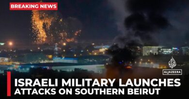 Israeli military launches attacks on southern Beirut