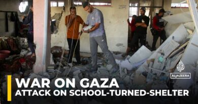 Israeli strike on a school-turned-shelter in Gaza City kills dozens