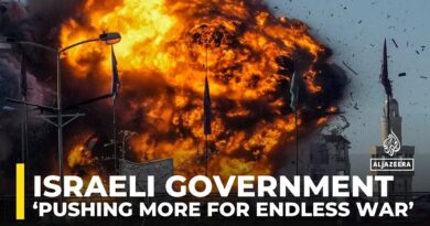 Israel’s government ‘pushing more and more for endless war’