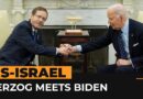 Israel’s Herzog says he hopes to see ‘results’ after Biden meeting | AJ #shorts