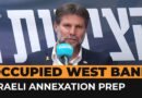 Israel’s Smotrich orders preparations for annexation of occupied West Bank | AJ #Shorts