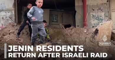 Jenin residents return after Israeli raid: Roads and homes are damaged and destroyed