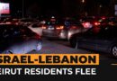 Panic in central, western Beirut as Israel warns of air strikes | AJ #Shorts