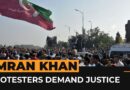 Protesters head to Islamabad to demand the release of ex-PM Imran Khan \ AJ #shorts