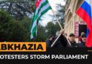 Protesters storm parliament in Abkhazia | #AJshorts