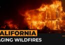 Raging US wildfires fuelled by strong winds destroy homes in California | AJ#shorts