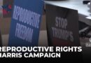 Reproductive rights: Abortion proving key issue for Harris campaign