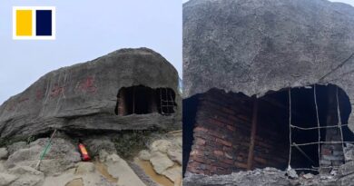 Rock on popular Chinese mountain exposed as fake, shocking visitors