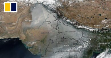 Satellite images show toxic smog over South Asia visible from space