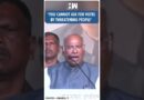 #Shorts | “You cannot ask for votes by threatening people” | Mallikarjun Kharge | Maha Polls | MVA