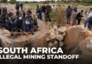 South Africa illegal mining standoff: Hundreds remain underground in disused gold mine