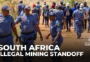 South Africa illegal mining standoff: Hundreds remain underground in disused gold mine