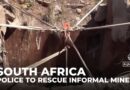 South Africa miners: Police have pledged to rescue informal miners