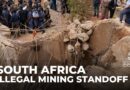 South Africa’s illegal mining standoff: Families say 4,000 workers are trapped underground