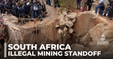 South Africa’s illegal mining standoff: Families say 4,000 workers are trapped underground