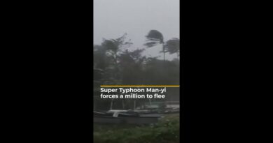 Super typhoon Man-yi forces mass evacuation in the Philippines | AJ #shorts