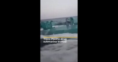 Trans-Pacific drug running submarine intercepted | AJ #shorts