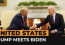 Trump meets Biden at the White House | AJ #shorts