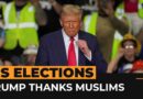 Trump praises Muslim supporters, says they could win him Michigan | Al Jazeera Newsfeed