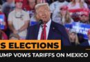 Trump vows tariffs on Mexico over border issues | AJ #Shorts